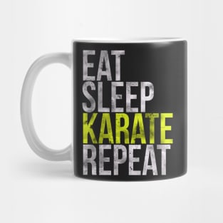 Eat Sleep Karate Repeat Mug